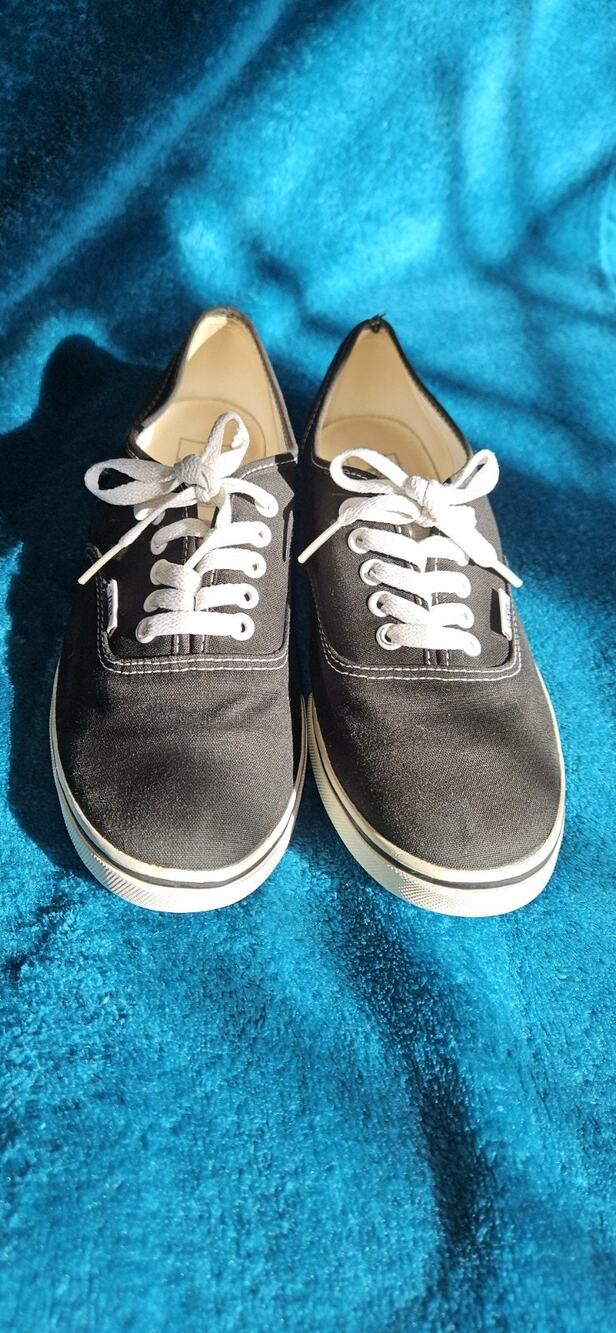Unisex Vans "Off The Wall" Black & White Canvas Sneakers Men's 8.5 Women's 10